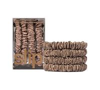 Slip - Pura Seta Skinny Scrunchies Elastici 1 pieces Marrone chiaro unisex