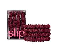 slip Skinny Scrunchies: Anti-piega, Anti-rottura, Slipsilk™ Design protegge i capelli delicati | Include 4 elastici in pura seta: marrone