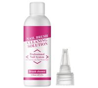 Slip Solution, Nail Extension Anti Stick Liquid, Manicure Brush Cleaner, Fast Drying Formula Easy Application, for Professionals, Beginners, Beauty Salons, Home Use, Girls, and Workshop Artists