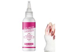 Slip Solution - Slip Solution For Nails | 120ml Gel Cleanser |Manicure Brush Cleaning Liquid|Quick Clean Application Liquid For Nail Extension | Acrylic-Friendly Monomer-Free Tool