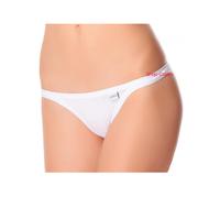 Slip Tanga Jadea Donna Bianco Nero Cotone Elastico Modal Mutandina Pezzi 6 Sexy