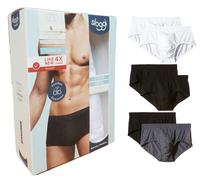 Slip Uomo 2 pezzi EVERNEW MAXI Strech Cotone esterno SLOGGI Intimo Bi-Pack