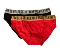 Slip uomo BIKKEMBERGS confezione 2 capi elastico a vista cotone elasticizzato un
