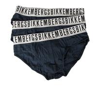 Slip uomo BIKKEMBERGS confezione 3 pezzi mutande elastico a vista cotone elastic