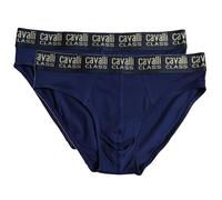 Cavalli Class Blue Cotton Men's Briefs - L