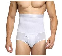 Slip Uomo Contenitivo Pancera Modellante Pantaloni in Maglia Traspirante Mutande Uomo Vita Alta Compressione Boxer Slip Controllo Pancia Dimagranti Shapewear Pantaloncini