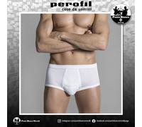 Slip uomo cotone Filo di Scozia mutanda vita alta Canguro Perofil