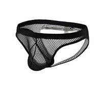 Slip Uomo Cotone Offerta 8 Tanga Uomo Sexy Trasparente Slip Cotone Tanga Uomo Costume Perizoma Uomo Trasparente Tanga Uomo Aperto Slip Uomo Microfibra Slip Cotone Nero M