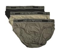 Emporio Armani Em000258_af20669 Slips 3 Units Nero,Grigio L Uomo