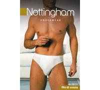 Slip uomo filo di scozia bianco con elastico interno NOTTINGHAM SB131