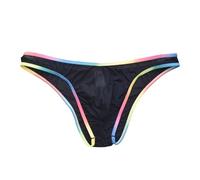 Slip Uomo Microfibra, Slip da Uomo in Cotone Comode Trasparenti con Cintura Elastica Intima Traspiranti E Morbidi Seducente Corte Hipster Slip Navigare Uomo per Tutti I Giorni