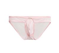 Slip Uomo Microfibra, Slip da Uomo in Cotone Comode Trasparenti con Cintura Elastica Intima Traspiranti E Morbidi Seducente Corte Hipster Slip Navigare Uomo per Il Fidanzato