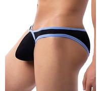 Slip Uomo Sexy, Slip Elasticizzati da Uomo Comode Trasparenti con Cintura Elastica Intima Traspiranti E Morbidi Seducente Corte Hipster Slip Uomo Navigare Abbigliamento per Palestra Corsa Yoga