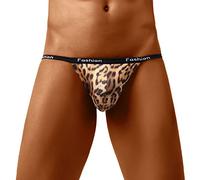 Slip Uomo Sexy Vita Bassa Slip Uomo Vita Bassa Slip Cotone Uomo Costume da Bagno Uomo Slip Costume Uomo Slip Mutande Uomo Sexy con Apertura Davanti Slip Uomo Oro L