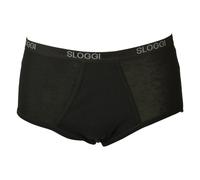 Sloggi Slip Basic Maxi Uomo – Cotone elasticizzato, elastico a vista – Nero M