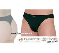 Slip uomo Axiom a perizoma con Lurex frontale e cotone con elastico esterno