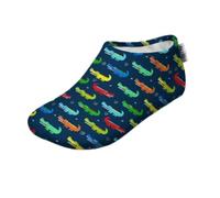 Slipfree Scarpe antiscivolo per ragazze e ragazzi, leggere, morbide e confortevoli, unisex, per la spiaggia, con suola protettiva, ideali per vacanze, sport e casa, Ariel, età 9-18 mesi, Coccodrilli