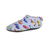 Slipfree Scarpe antiscivolo per ragazze e ragazzi, leggere, morbide e confortevoli, unisex, per la spiaggia, con suola protettiva, ideali per vacanze, sport e casa, Ariel, età 9-18 mesi, Grigio