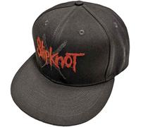 Rock Off Cappellino Baseball Slipknot 9 Point Star Logo Ufficiale Grigio Antracite Taglia Unica