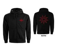 Slipknot 9 Point Star ufficiale Felpa con Cappuccio