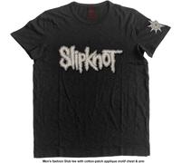 Slipknot Applique Logo and Star autorizzato Uomo maglietta