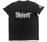 Slipknot Applique Logo and Star autorizzato Uomo maglietta
