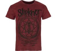 Slipknot Blurry Unisex T-Shirt Rosso L 100% Cotone Regular