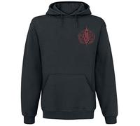 Slipknot Blurry Uomo Felpa con Cappuccio Nero 50% Cotone, 50% Poliestere Regular