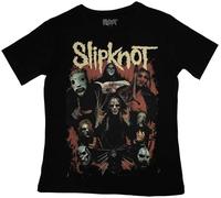 Slipknot Come Play Dying Back Print Back Print Black XL Donna Maglietta