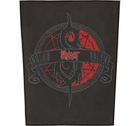 Slipknot - Slipknot Crest Non Specificato Toppa schiena nero/rosso/grigio 95% cotone, 5% poliestere