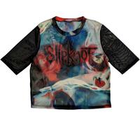 Slipknot Face & Logo Black L Donna Maglietta