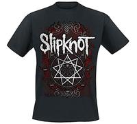 Slipknot Framed Flourishes Uomo T-Shirt Nero M 100% Cotone Regular