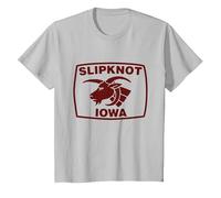 Slipknot Iowa Goat Grafica Maglietta, Bambini, Argento, 12 Anni
