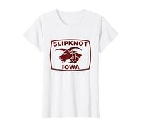 Slipknot Iowa Goat Grafica Maglietta, Donna, Bianco, XXL