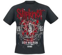 Slipknot Iowa Star Uomo T-Shirt Nero 100% Cotone Regular