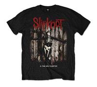Slipknot - T-Shirt # L Black Unisex # .5: The Gray Chapter Album