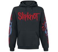 Slipknot Nailed Goat Uomo Felpa con Cappuccio Nero 50% Cotone, 50% Poliestere Regular