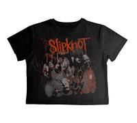 Slipknot Ouija Cintura Band Logo Crop Top Size M