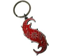 Slipknot Rosso Goat S Band Logo Portachiavi Keychain Size One Size
