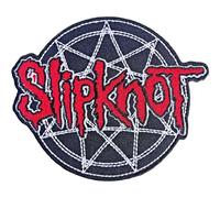 Slipknot Rosso Logo Over Nonogram Woven Patch Size One Size