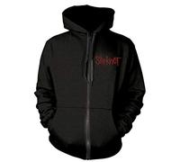Slipknot 'Skull Teeth' (Black) Zip Up Hoodie (Medium)