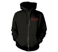 Slipknot 'Skull Teeth' (Nero) Felpa con cappuccio e zip - NUOVO E UFFICIALE