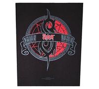 Slipknot - Slipknot Crest Non Specificato Toppa schiena nero/rosso/grigio 95% cotone, 5% poliestere