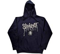 Slipknot Splatter (Back Print) Navy Blue L Felpa con cappuccio