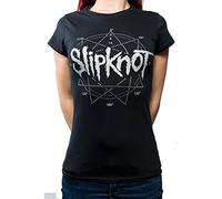Slipknot - T-Shirt # L Black Femmina # Logo Star