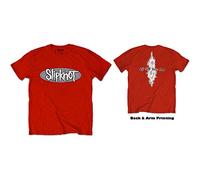 Slipknot - T-Shirt # L Unisex Red # 20Th Anniversary Don'T Ever Judge Me