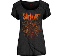 Slipknot - T-Shirt # S Black Femmina # The Wheel