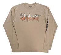 Slipknot The End, So Far Logo Barcode (Back & Sleeve Print) Sand M Maglietta