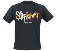 Slipknot The End, So Far Logo Uomo T-Shirt Nero 100% Cotone Regular