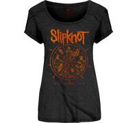 Slipknot - T-Shirt # L Black Femmina # The Wheel